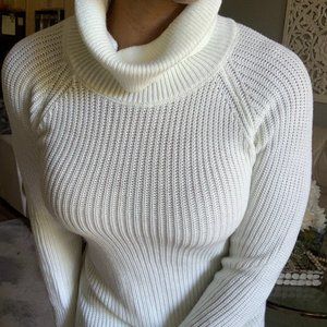 SOLD Hope's Ashlynn Off-White Sweater Dress